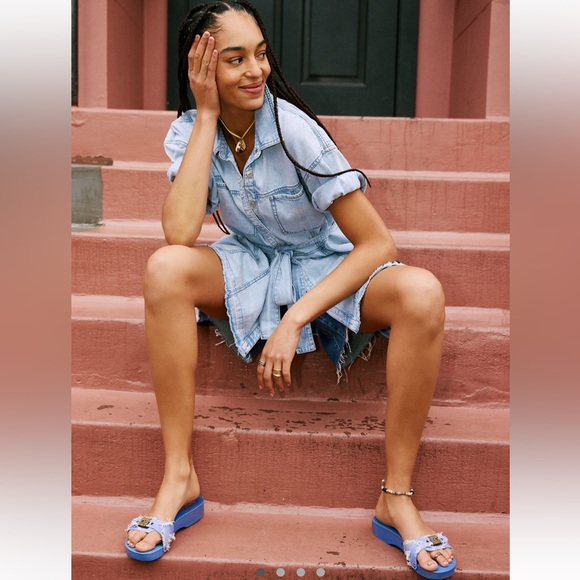 NWT Free people Jenny denim tunic dress - Picture 3 of 9